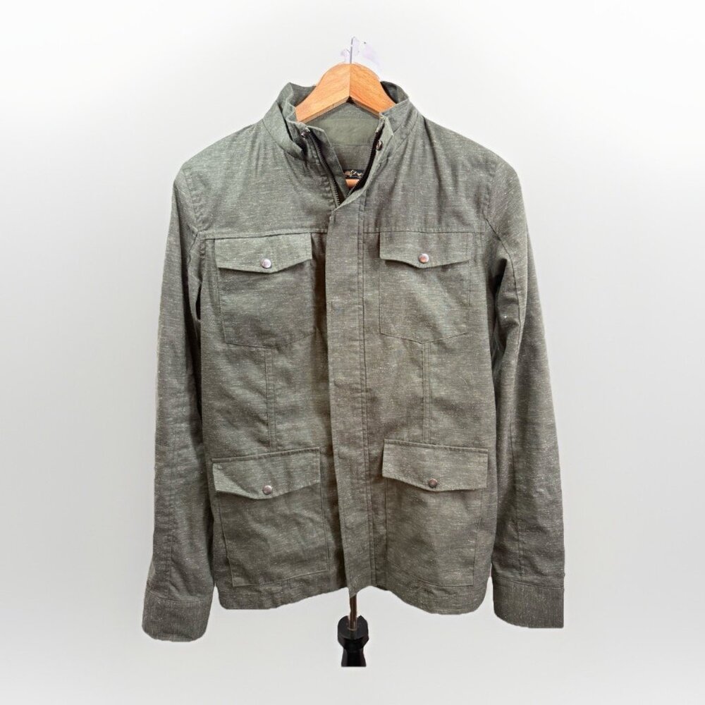 United By Blue Coat Jacket Size Medium Rain Windbreaker Green Unisex Winter